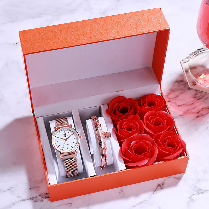 Set de Reloj Harajuku para Mujer - Edición San Valentín