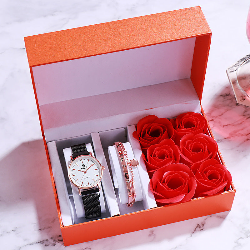 Set de Reloj Harajuku para Mujer - Edición San Valentín