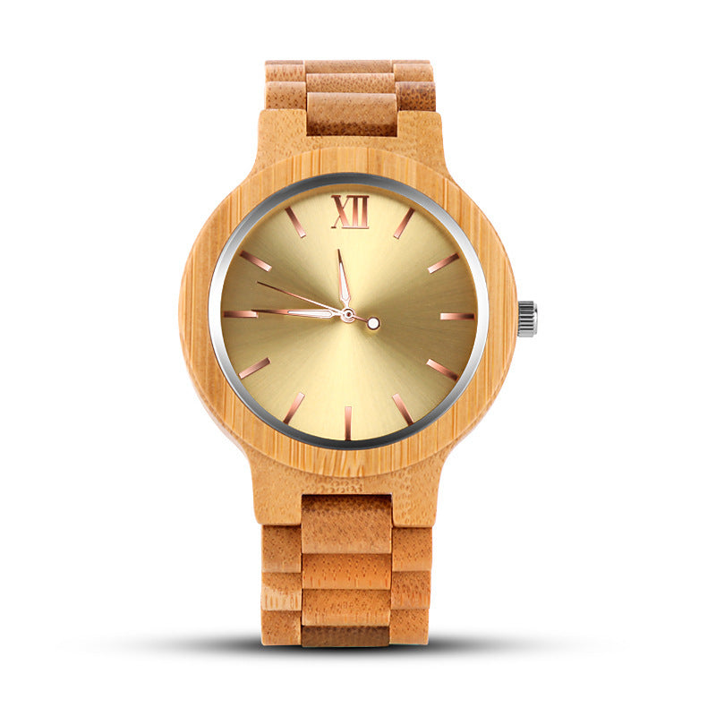 Wooden Watch - Precision and Elegance in Quartz 