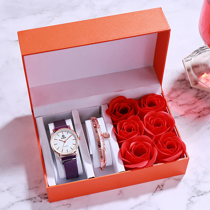 Set de Reloj Harajuku para Mujer - Edición San Valentín