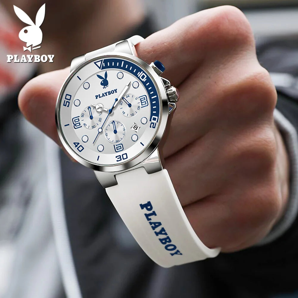 Playboy 3036 - Quartz Watch with Complete Calendar