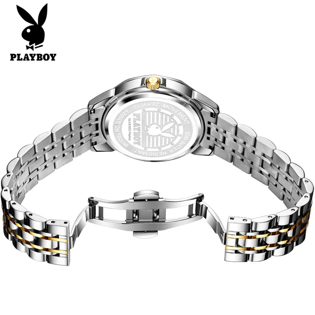 Reloj PLAYBOY Cuarzo - Elegancia con Numeración Romana