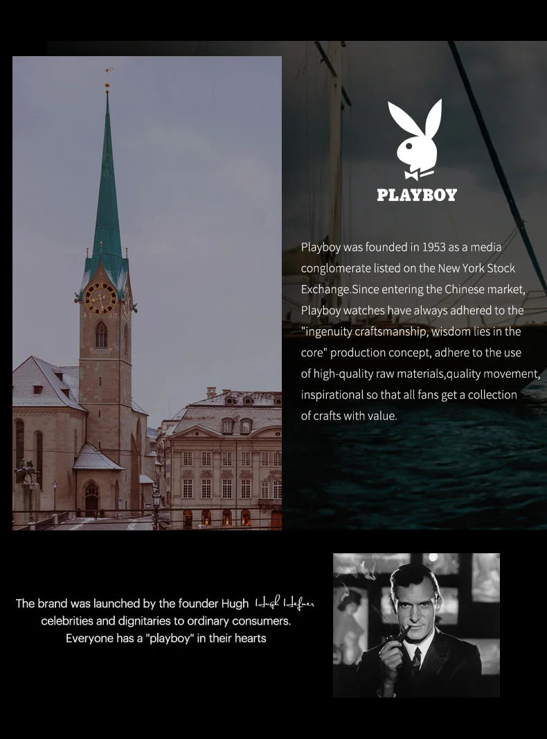 Reloj PLAYBOY 3066 - Elegancia y Funcionalidad