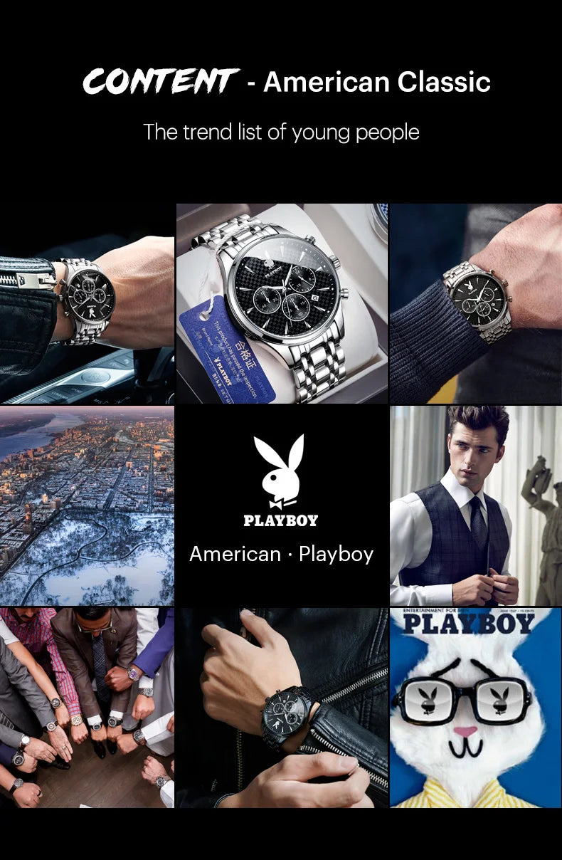 Reloj PLAYBOY 8881 - Estilo y Funcionalidad