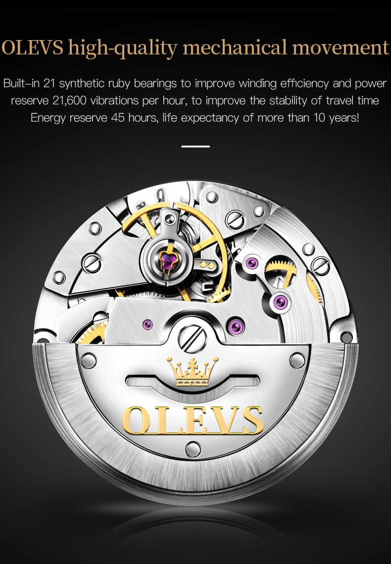 OLEVS 6630: Reloj de Lujo para el Hombre Moderno