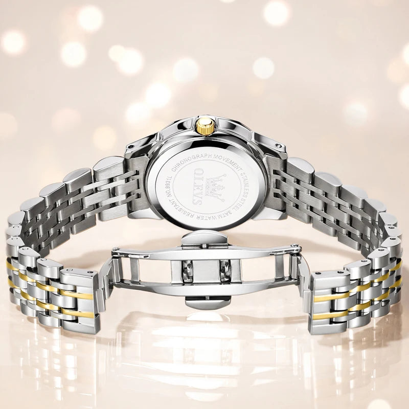 Set Regalo OLEVS - Reloj Elegante Mujer Impermeable Luminoso