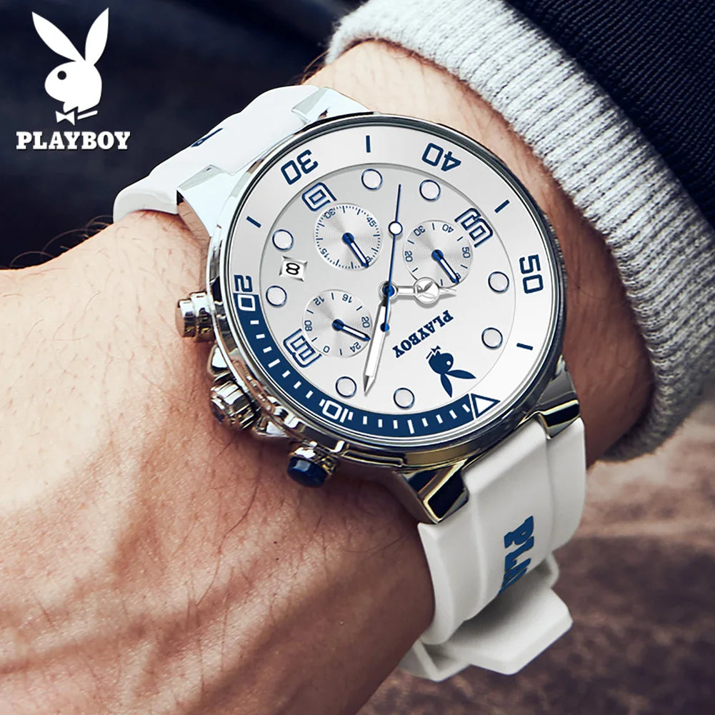 Playboy 3036 - Quartz Watch with Complete Calendar